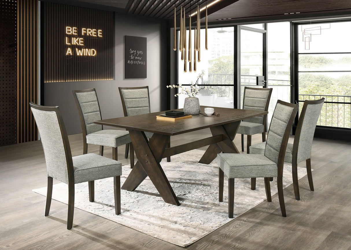 7 PIECE DINING ROOM SET by Mollai Collections | Bel Furniture