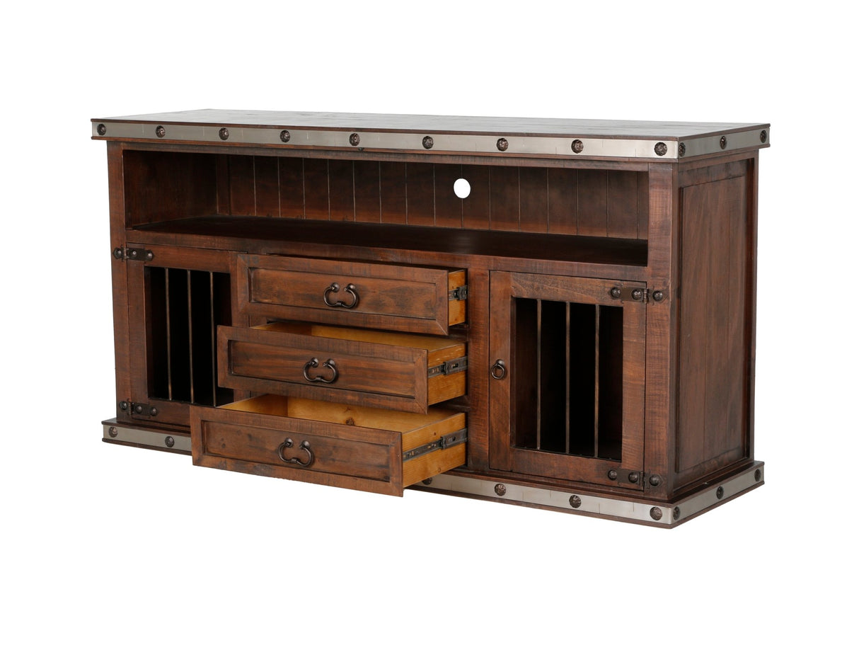 HACIENDA 70" TV STAND by Mollai Collections | Bel Furniture