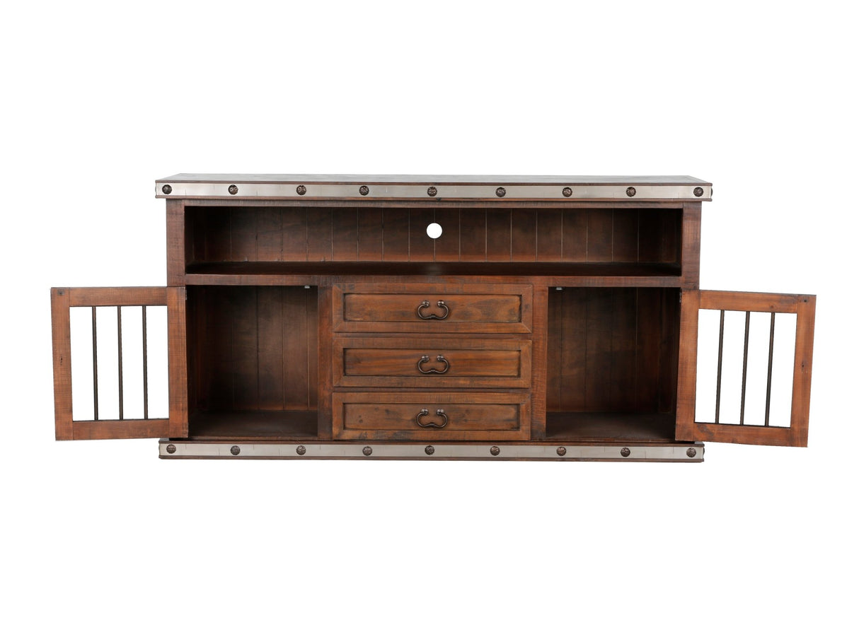 HACIENDA 70" TV STAND by Mollai Collections | Bel Furniture