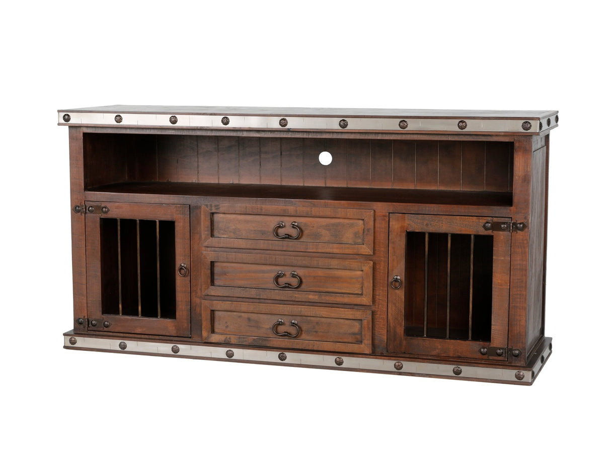 HACIENDA 70" TV STAND by Mollai Collections | Bel Furniture