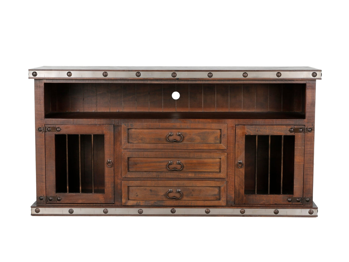 HACIENDA 70" TV STAND by Mollai Collections | Bel Furniture
