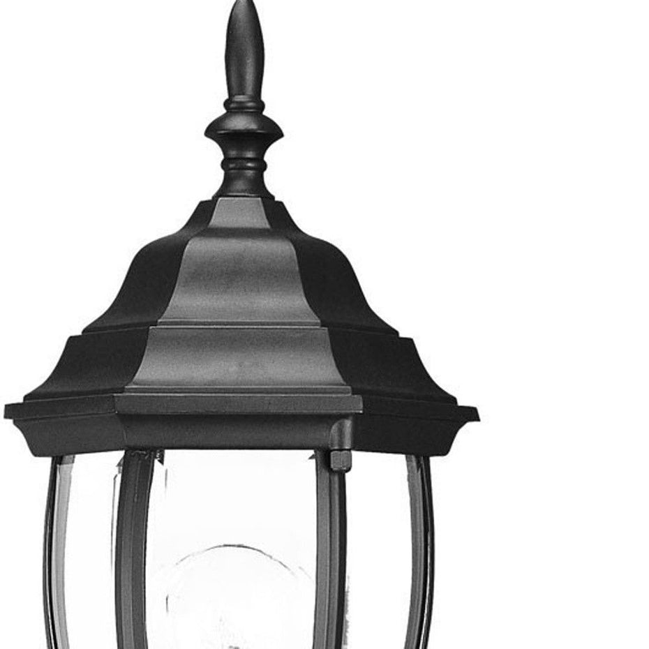 Globe Lantern Wall Light - Matte Black