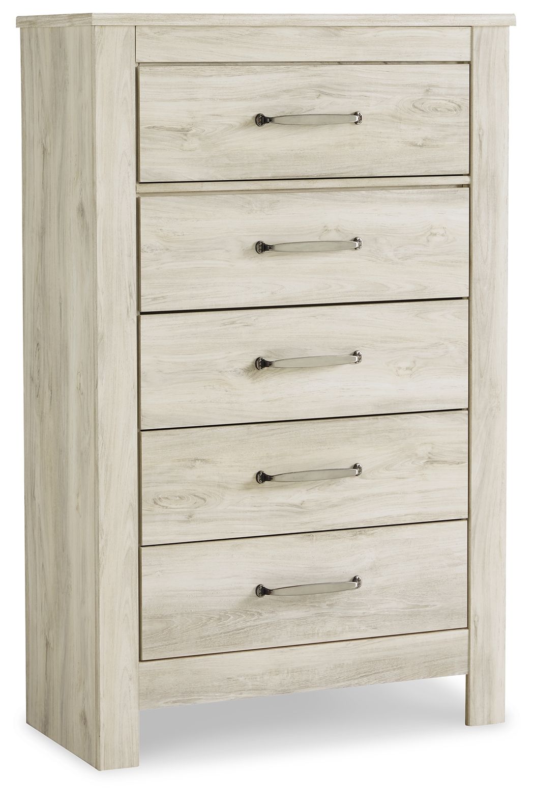 Bellaby - Whitewash - Five Drawer Chest by Signature Design by Ashley® | Bel Furniture
