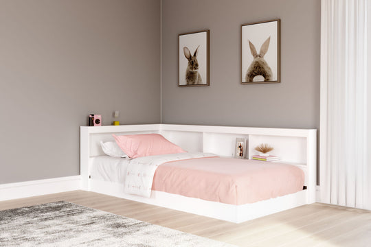 Piperton - Bookcase Storage Bed White by Signature Design by Ashley® | Bel Furniture