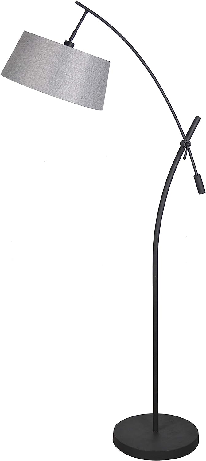 79.5- inch Black Metal Floor Lamp by Lamps per se | Bel Furniture