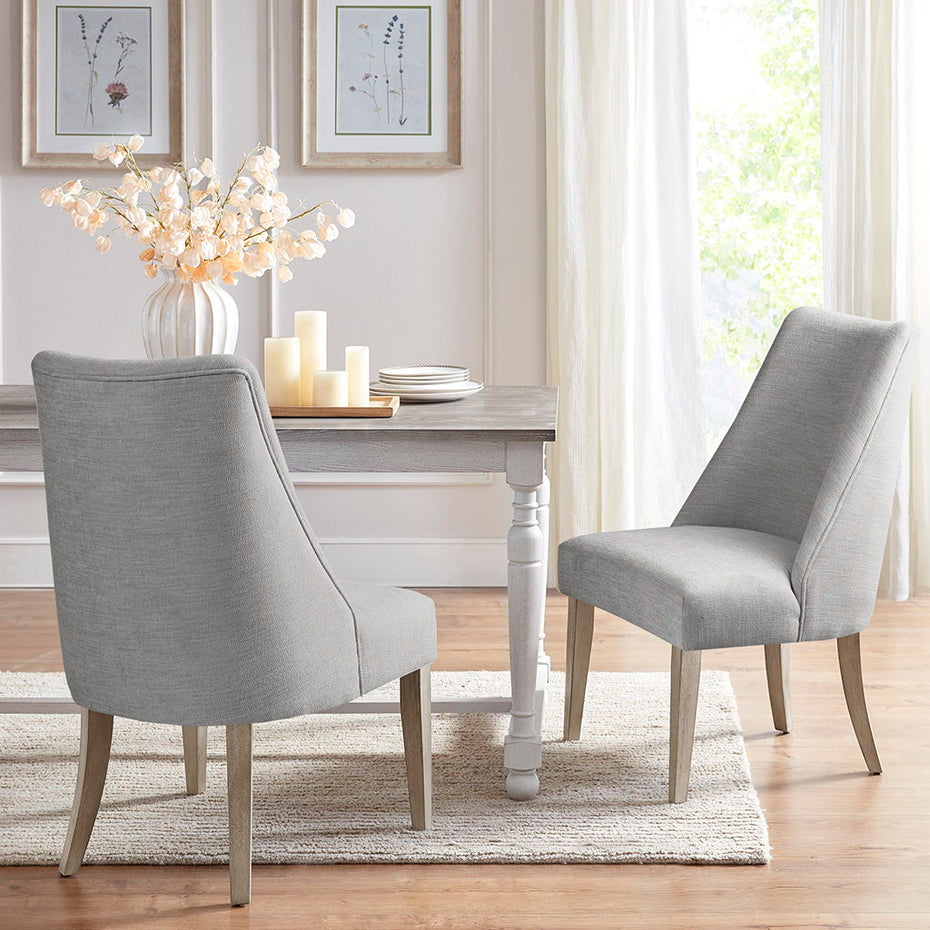 Winfield - Upholstered Dining Chair (Set of 2) - Light Grey