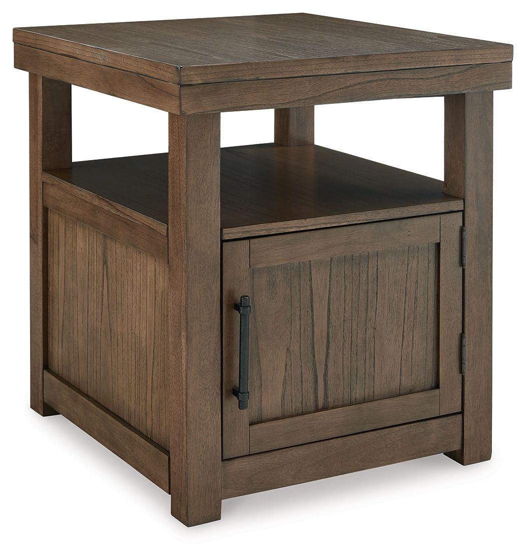 Boardernest - Brown - Rectangular End Table by Signature Design by Ashley® | Bel Furniture