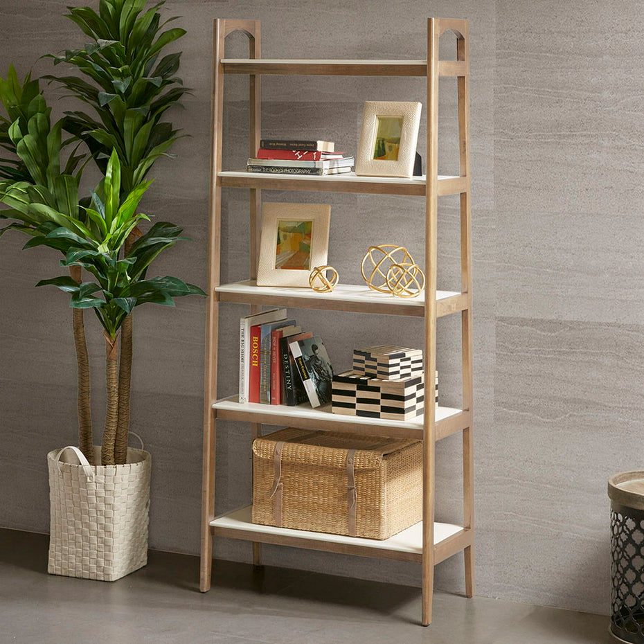 Parker - Shelf / Bookcase - Off-White / Natural