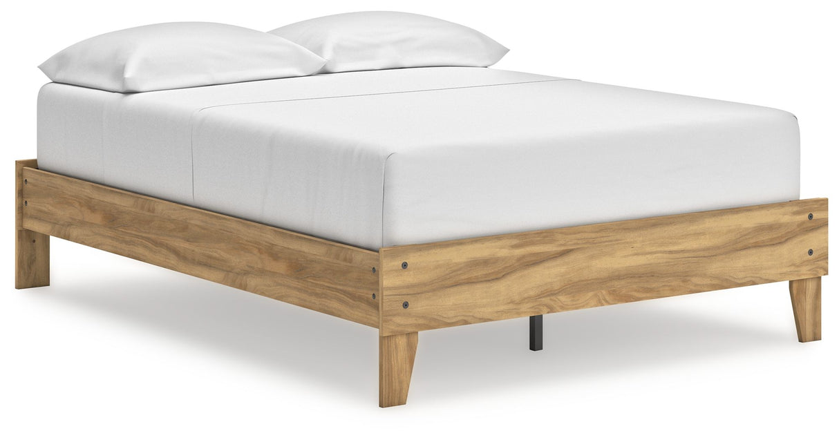Bermacy - Platform Bed Light Brown by Signature Design by Ashley® | Bel Furniture