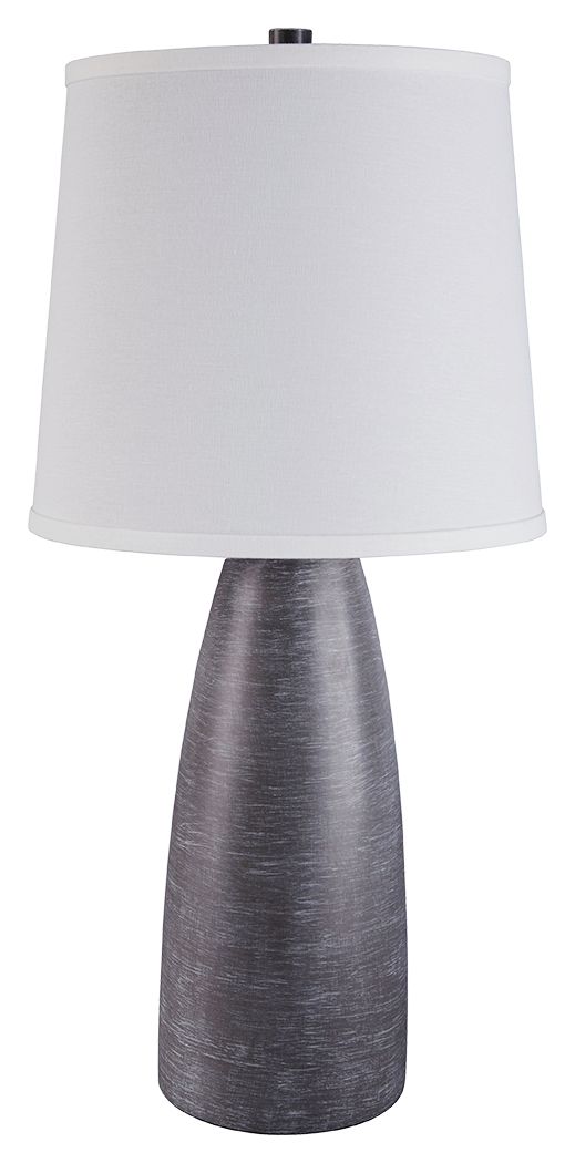 Shavontae - Table Lamp Gray 2 Pieces by Signature Design by Ashley® | Bel Furniture