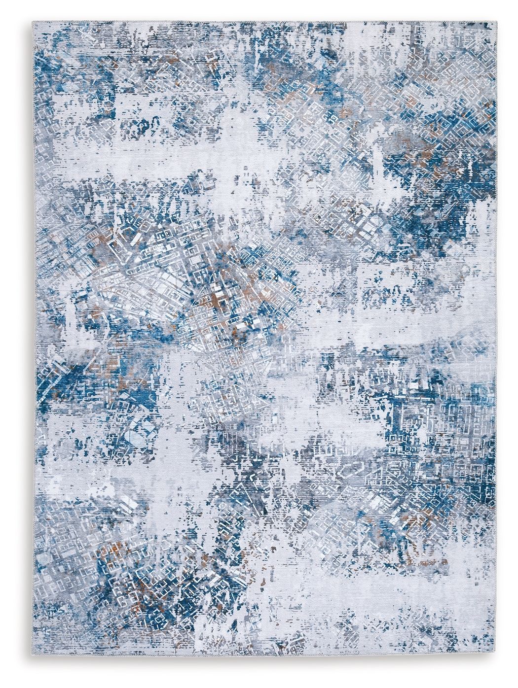 Garyard - Area Rug Blue 5' x 7' by Signature Design by Ashley® | Bel Furniture