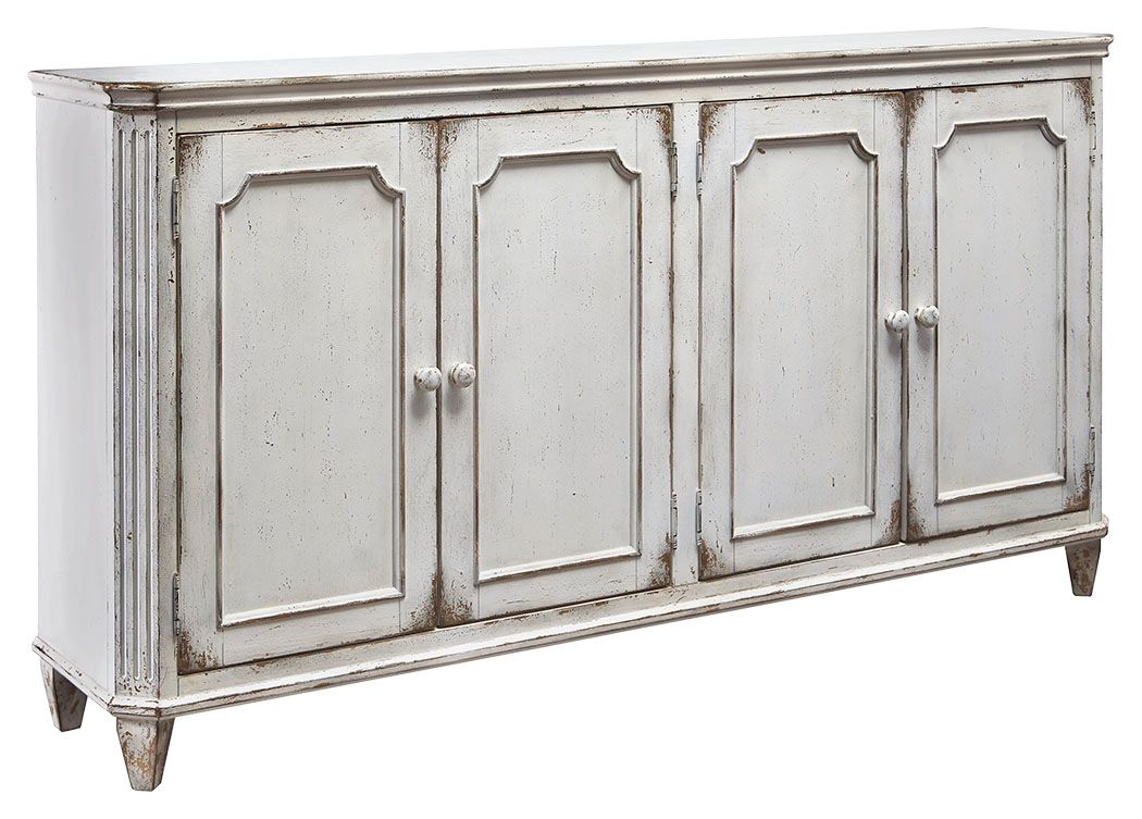 Mirimyn - Antique White - Accent Cabinet by Signature Design by Ashley® | Bel Furniture