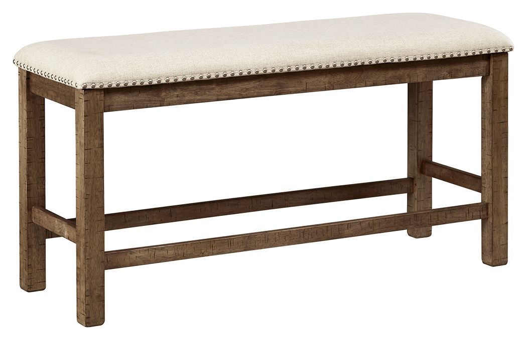 Moriville - Beige - Double UPH Bench by Signature Design by Ashley® | Bel Furniture