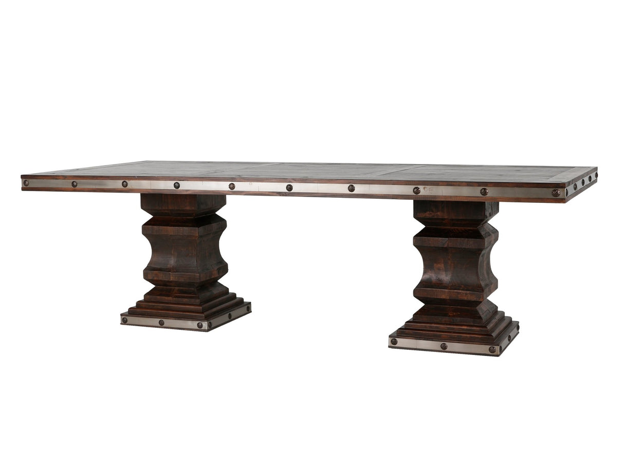 HACIENDA 9 PIECE DINING ROOM SET by Mollai Collections | Bel Furniture