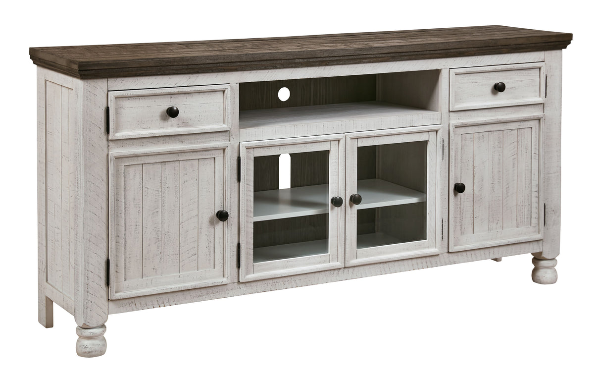 Havalance - Brown / Beige - Extra Large TV Stand - 4 Doors by Signature Design by Ashley® | Bel Furniture