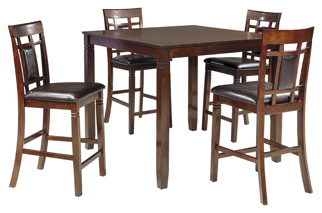 Bennox - Brown - DRM Counter Table Set (Set of 5) by Signature Design by Ashley® | Bel Furniture