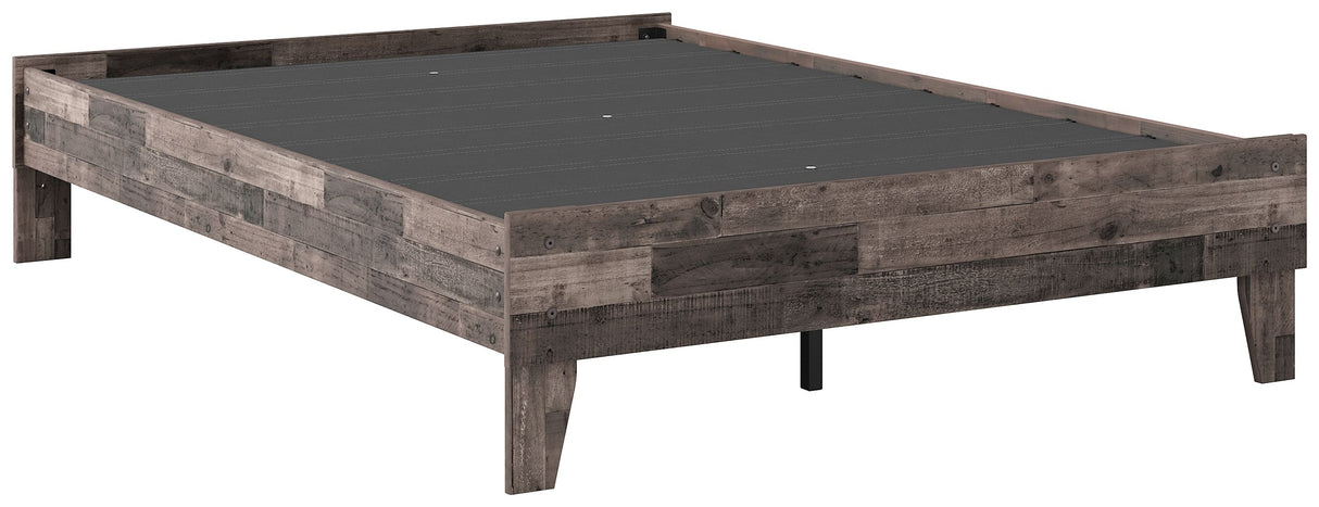 Neilsville - Platform Bed Dark Gray Full by Signature Design by Ashley® | Bel Furniture