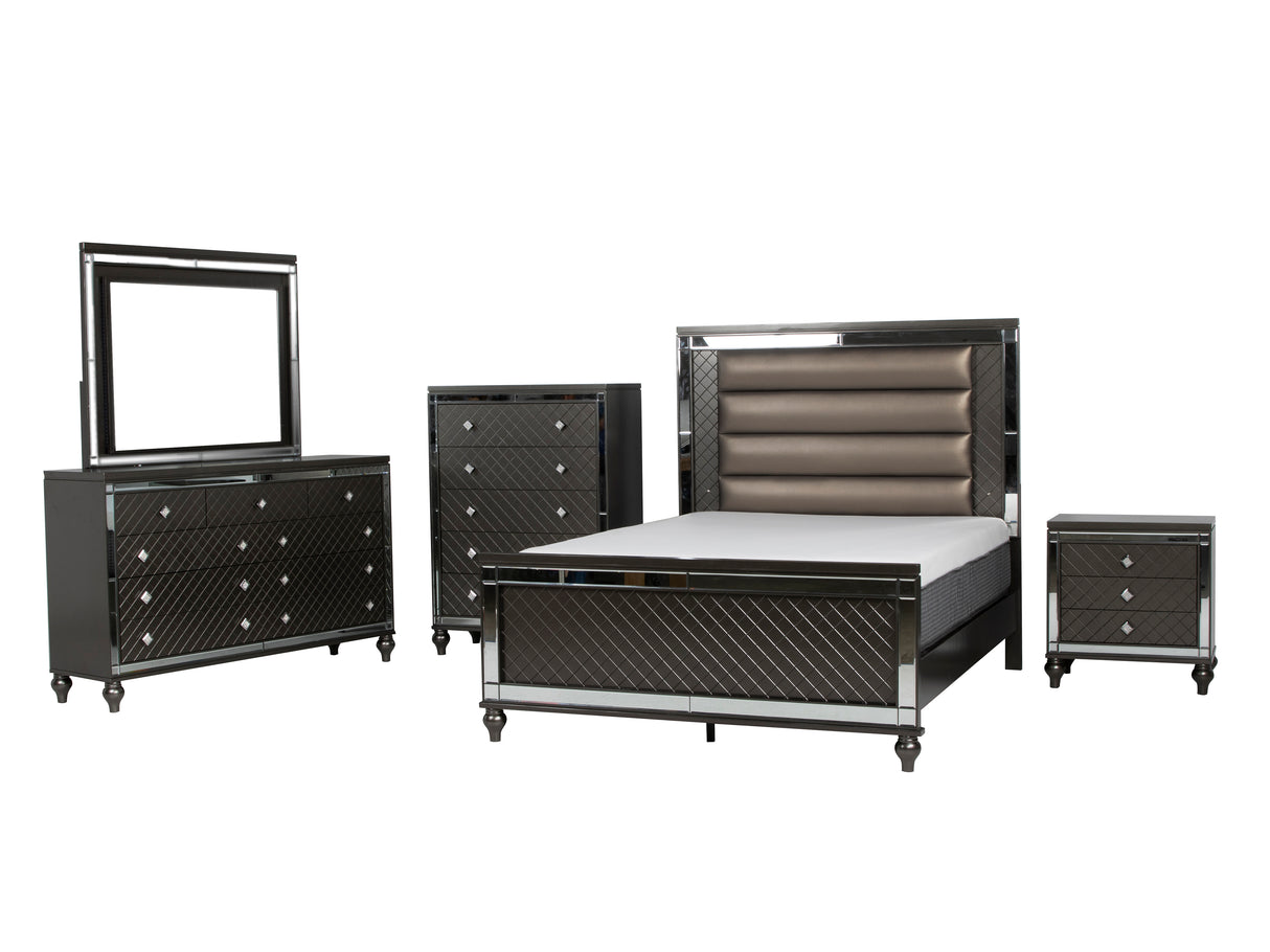 6 PIECE KING BEDROOM SET by Mollai Collections | Bel Furniture