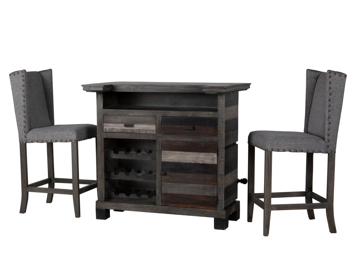 WESTMINISTER 3 PIECE BAR SET / SERVER by Mollai Collections | Bel Furniture