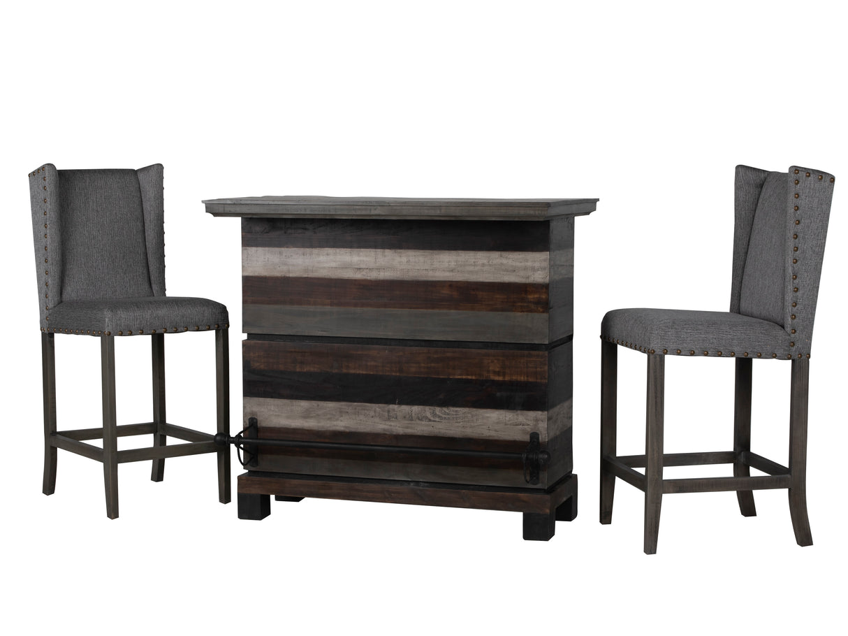 WESTMINISTER 3 PIECE BAR SET / SERVER by Mollai Collections | Bel Furniture