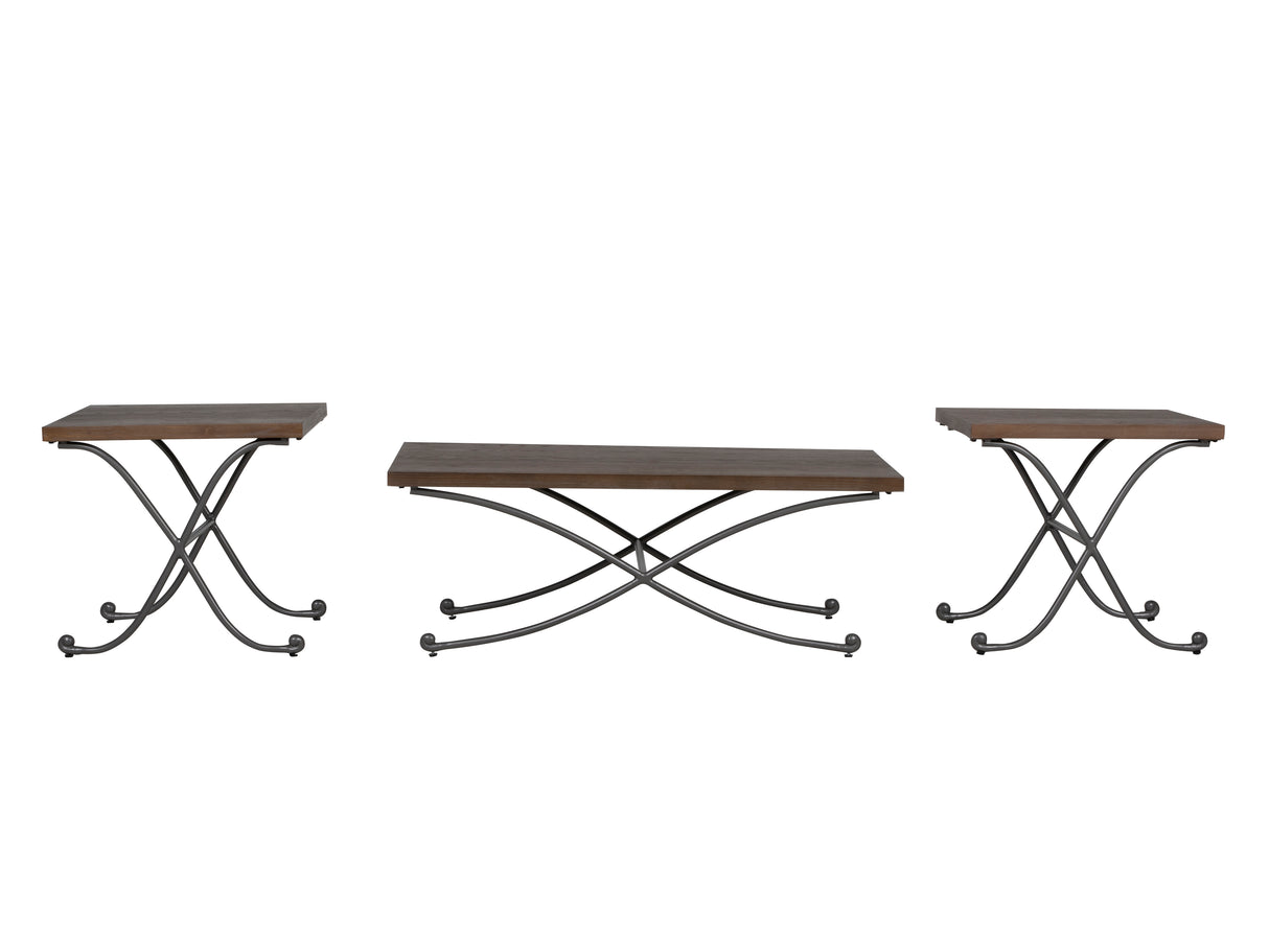 3 PIECE COFFEE TABLE SET by Sara Collections | Bel Furniture