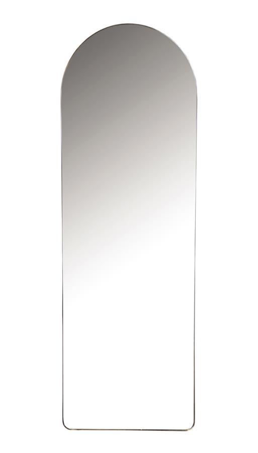 Stabler - Metal Framed Floor Mirror - Black by CoasterEveryday | Bel Furniture