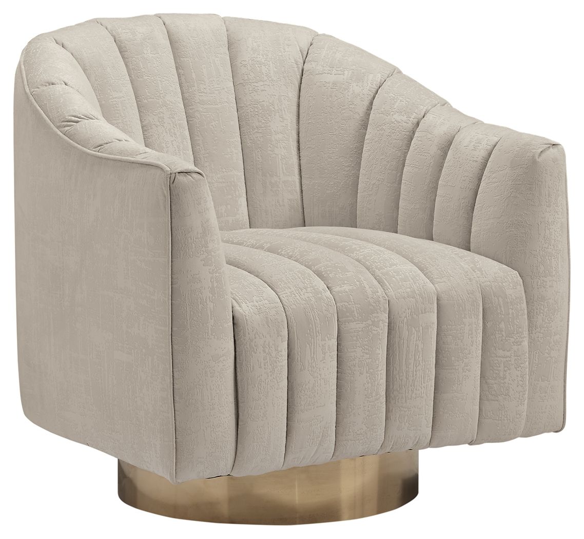 Penzlin - Pearl - Swivel Accent Chair by Signature Design by Ashley® | Bel Furniture