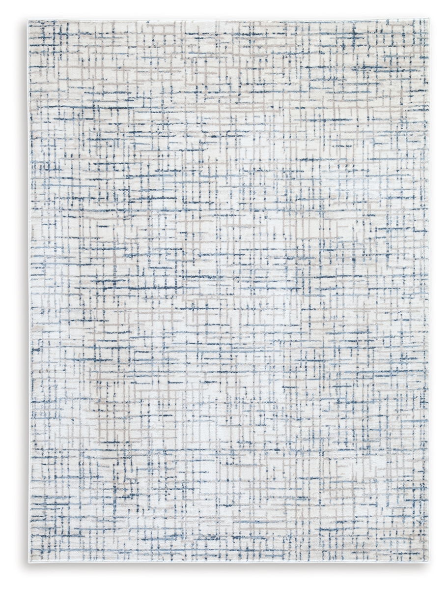 Beckfille - Area Rug Light Blue by Signature Design by Ashley® | Bel Furniture