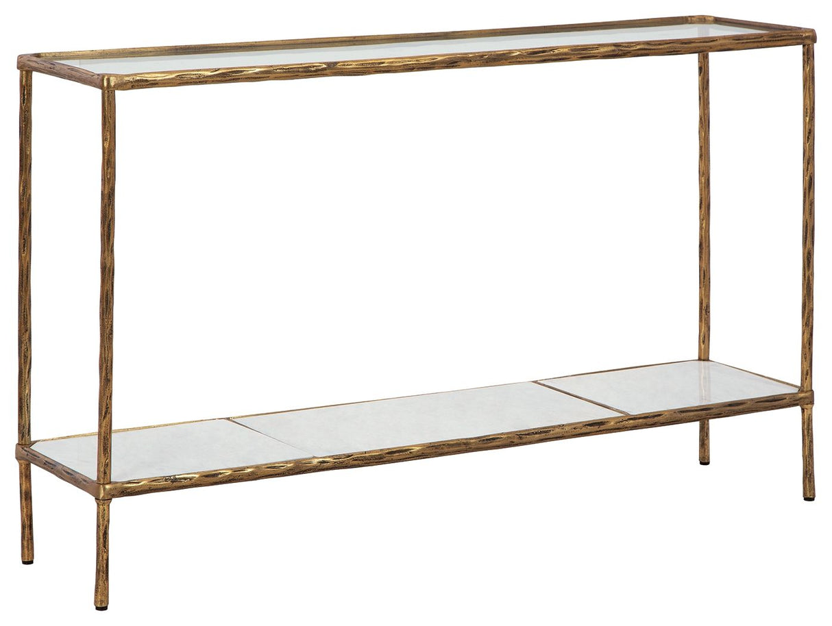 Ryandale - Console Sofa Table Dark Brown by Signature Design by Ashley® | Bel Furniture
