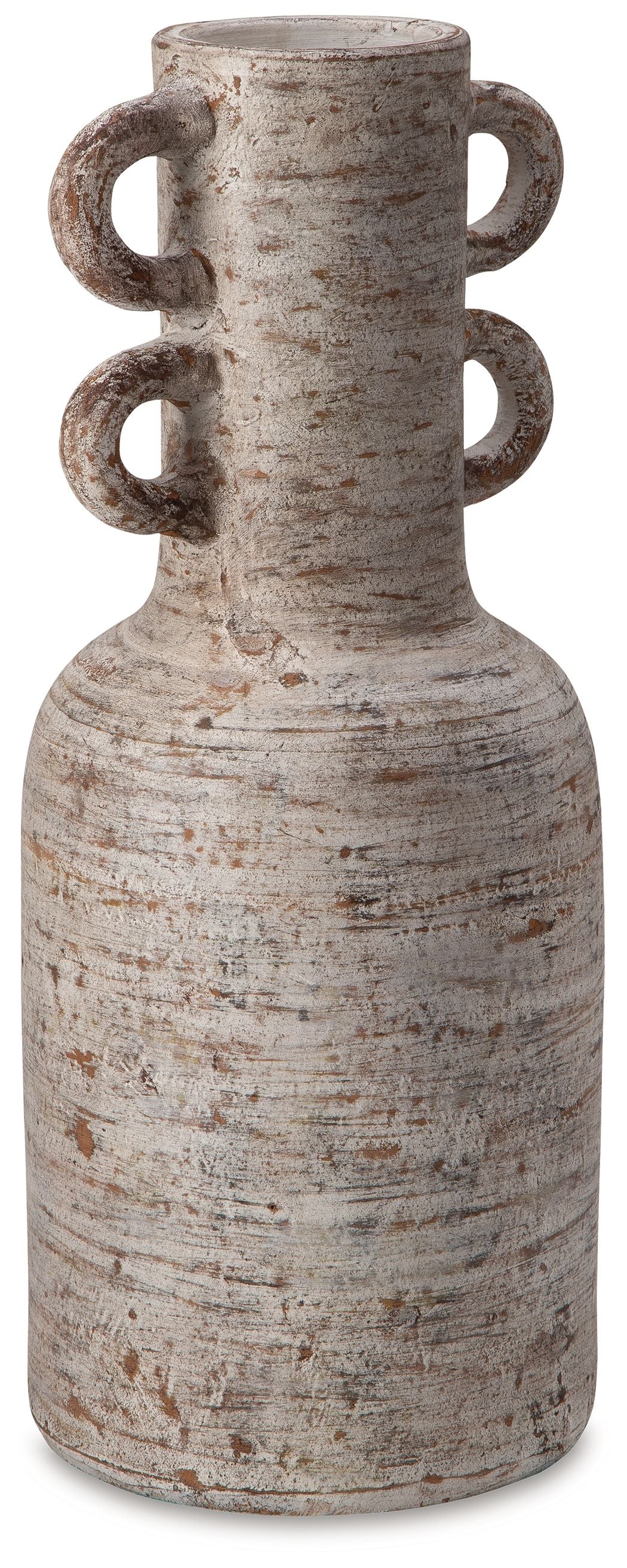 Wellbridge - Distressed White - Vase by Signature Design by Ashley® | Bel Furniture