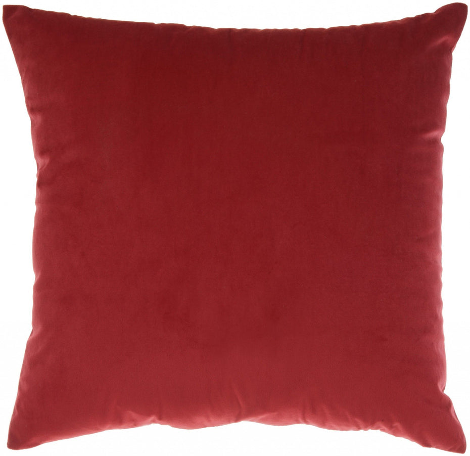 Christmas House Light Up Throw Pillow - Red And White