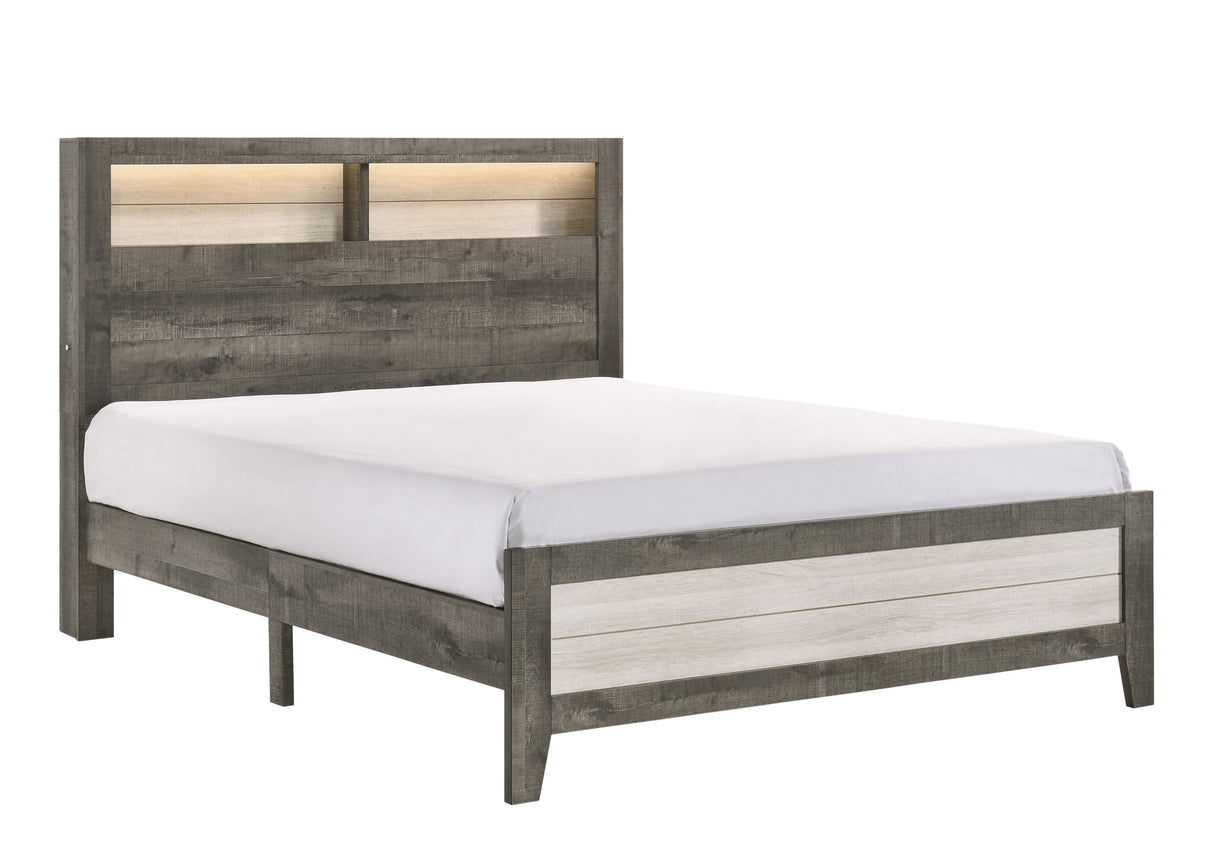 Rhett - Bed White by Crown Mark | Bel Furniture