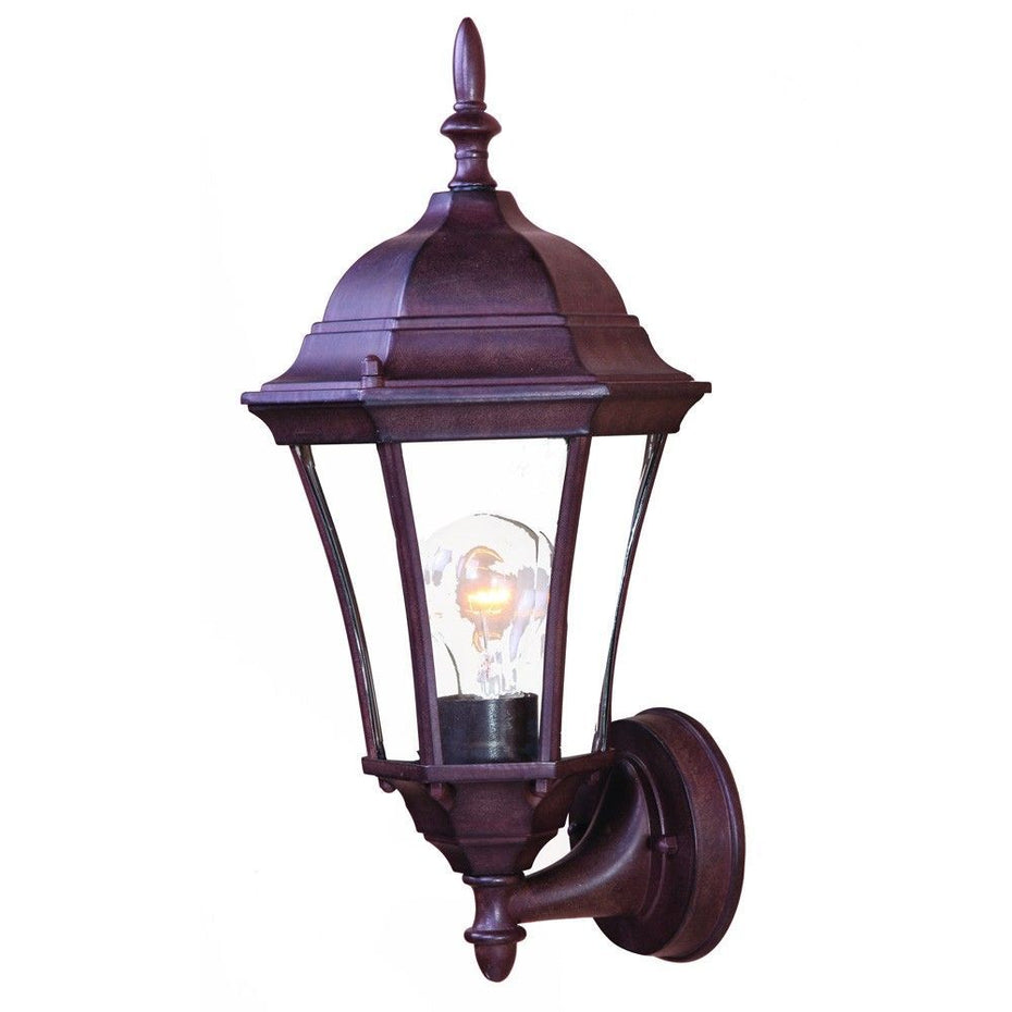 Carousel Lantern Wall Light - Dark Brown