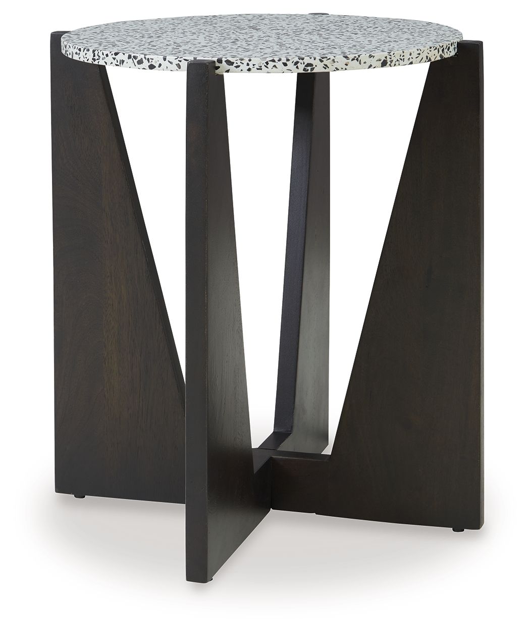 Tellrich - Black / White - Accent Table by Signature Design by Ashley® | Bel Furniture