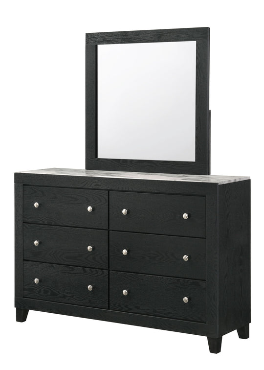 Cadence - Dresser, Mirror Black by Crown Mark | Bel Furniture