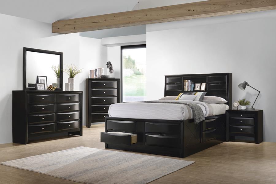 Briana - Transitional Bedroom Set Black by CoasterEssence | Bel Furniture