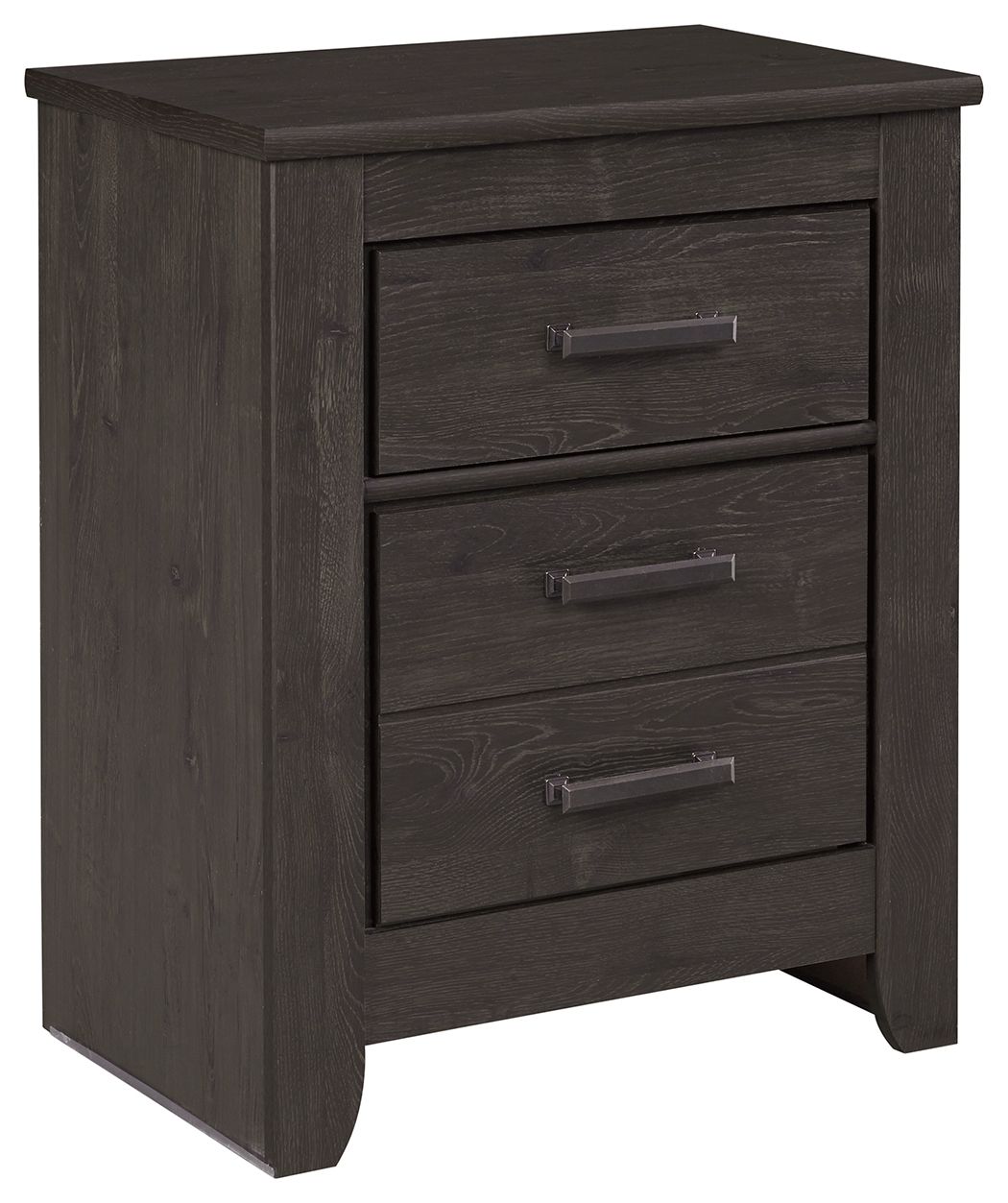 Brinxton - Charcoal - Two Drawer Night Stand by Signature Design by Ashley® | Bel Furniture