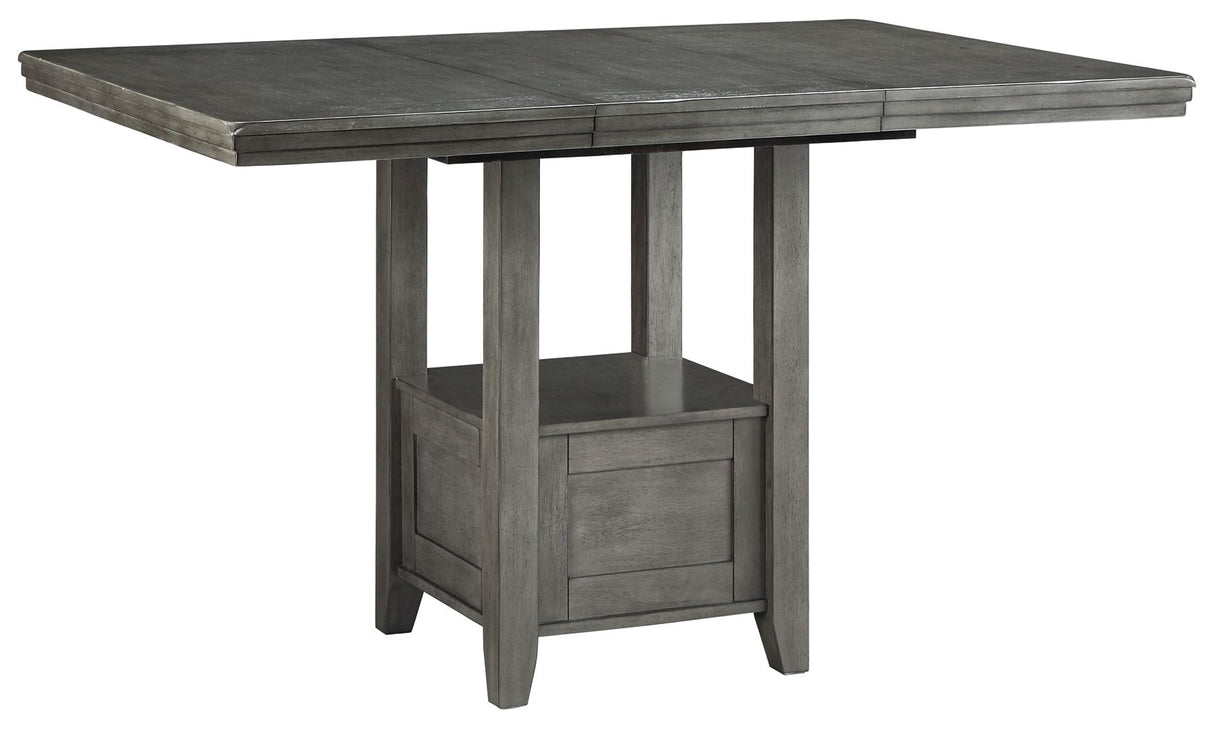 Hallanden - Gray - Rectangular Dining Room Counter Extension Table by Signature Design by Ashley® | Bel Furniture