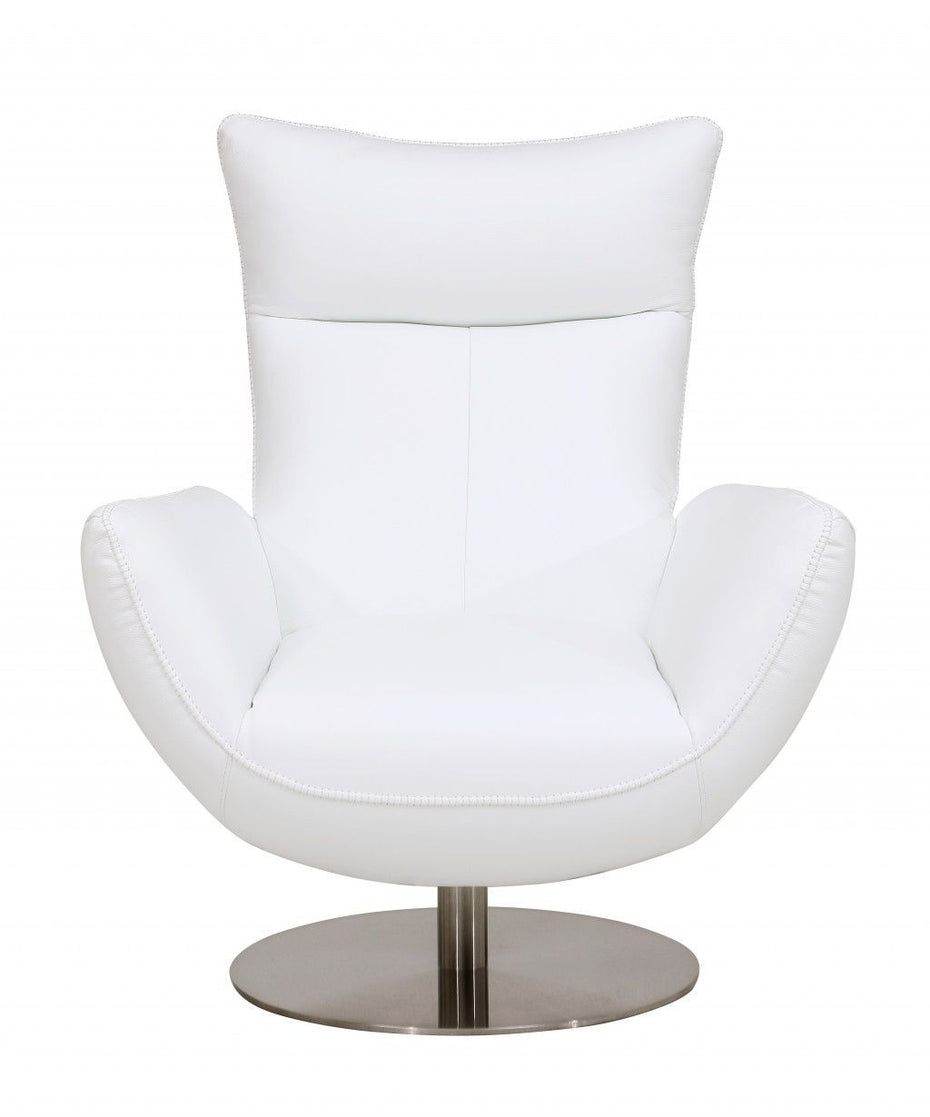 Contemporary Lounge Chair - White