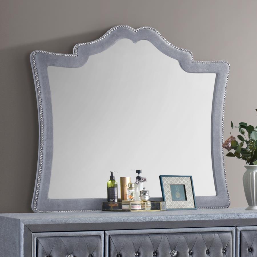 Antonella - Dresser Mirror With Nailhead Trim