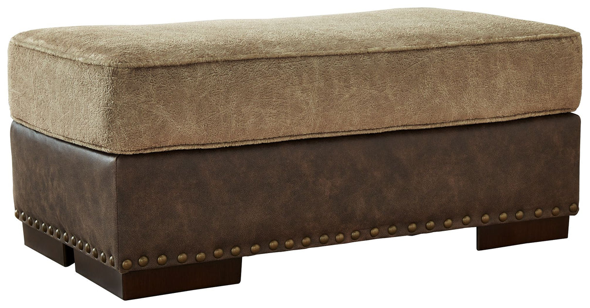 Alesbury - Chocolate - Ottoman by Signature Design by Ashley® | Bel Furniture
