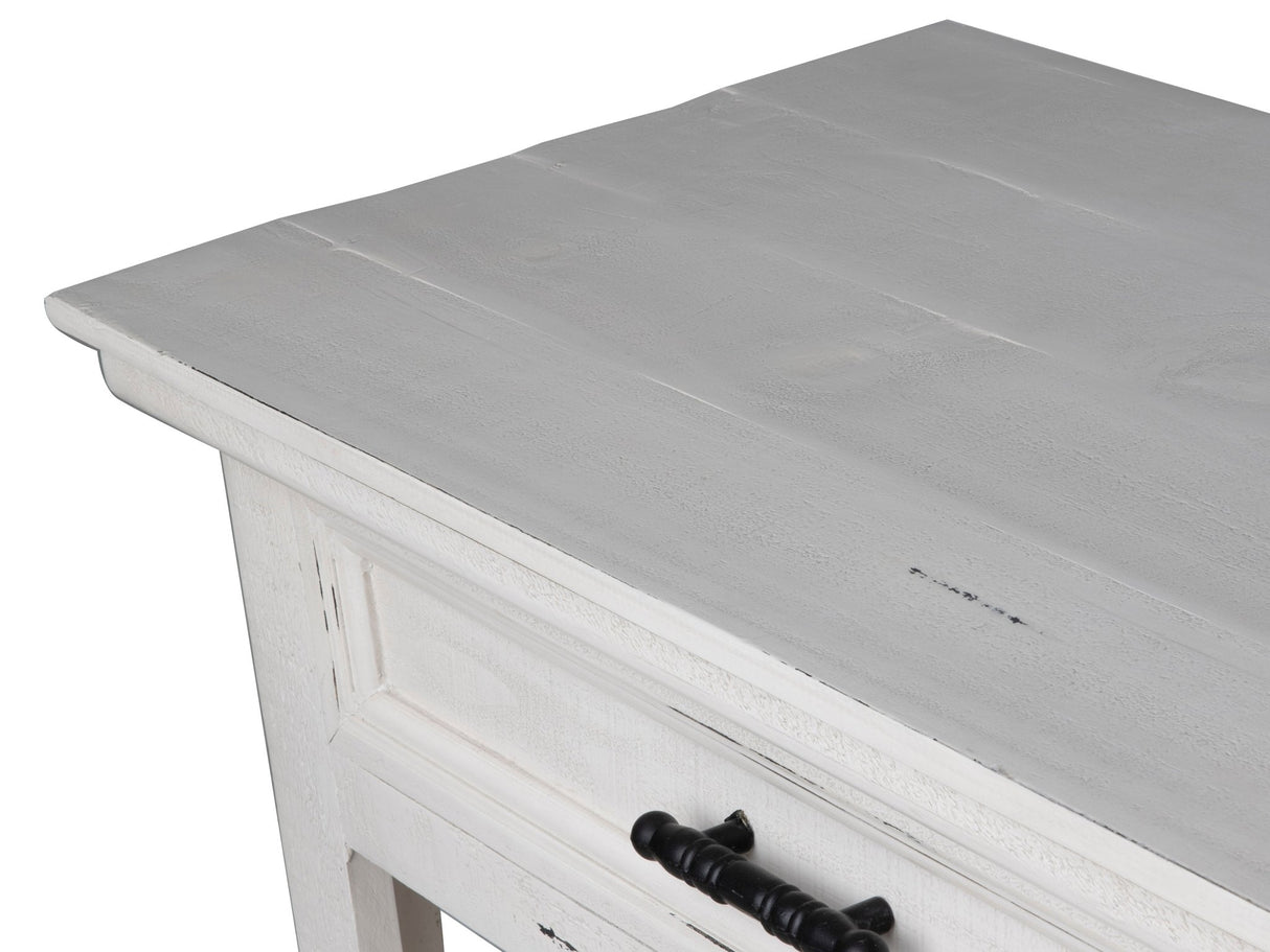 Charles-Nero White CONSOLE TABLE / SOFA TABLE by Mollai Collections | Bel Furniture