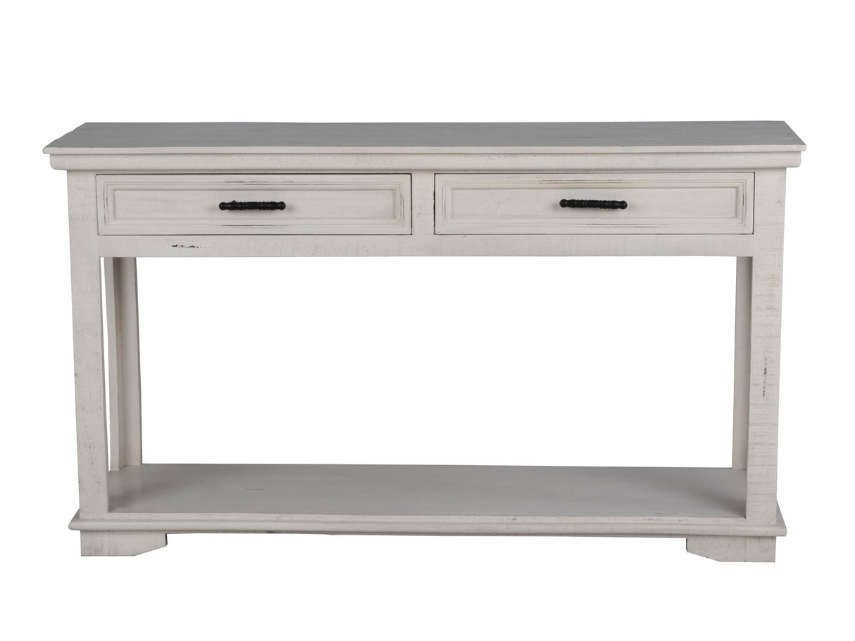 Charles-Nero White CONSOLE TABLE / SOFA TABLE by Mollai Collections | Bel Furniture