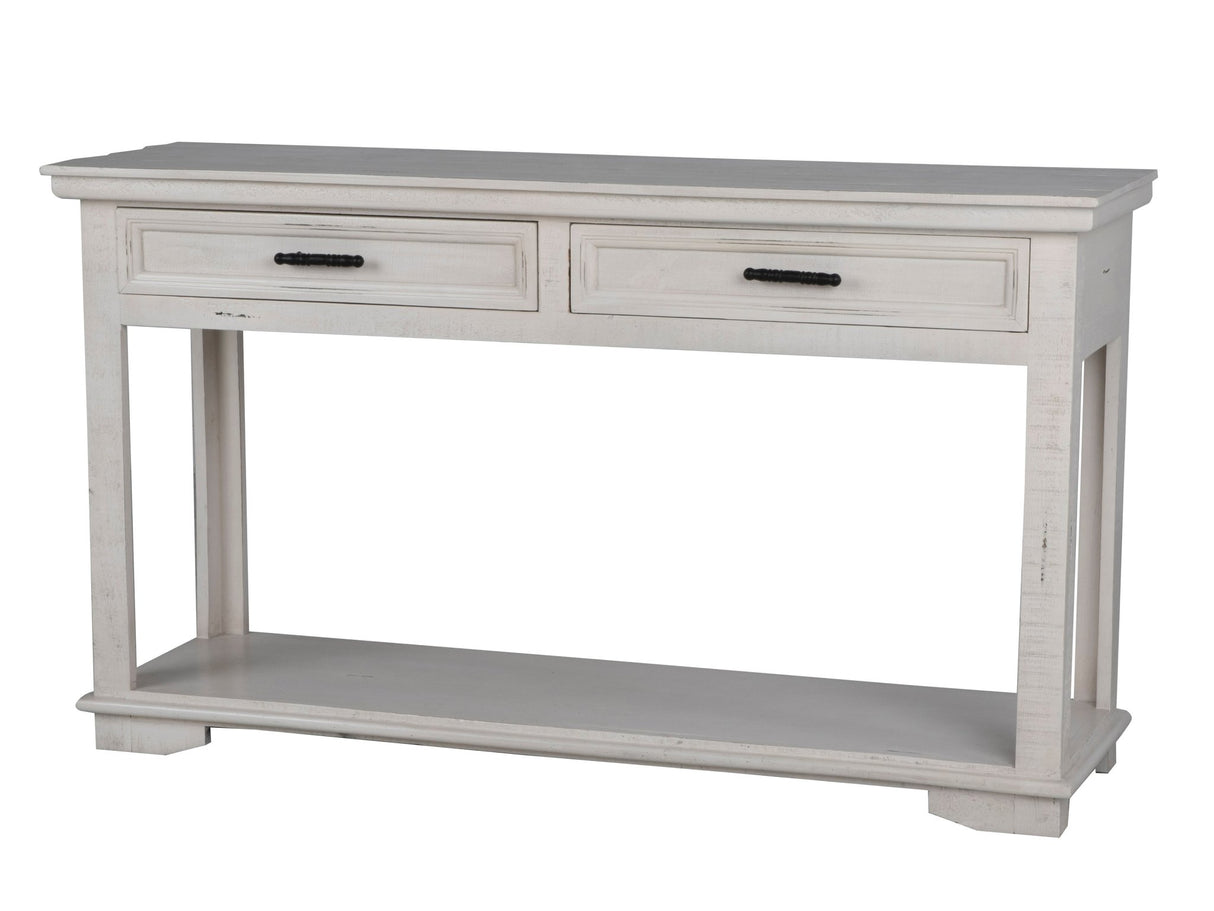 Charles-Nero White CONSOLE TABLE / SOFA TABLE by Mollai Collections | Bel Furniture