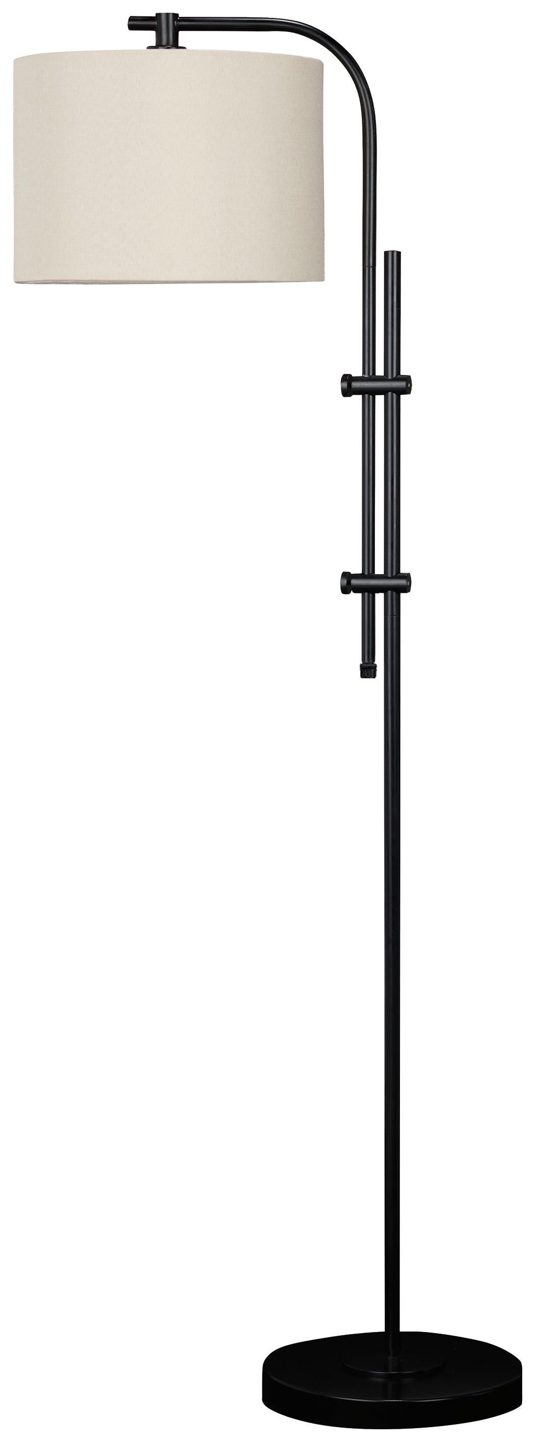 Baronvale - Metal Accent Lamp Black Floor Lamps by Signature Design by Ashley® | Bel Furniture
