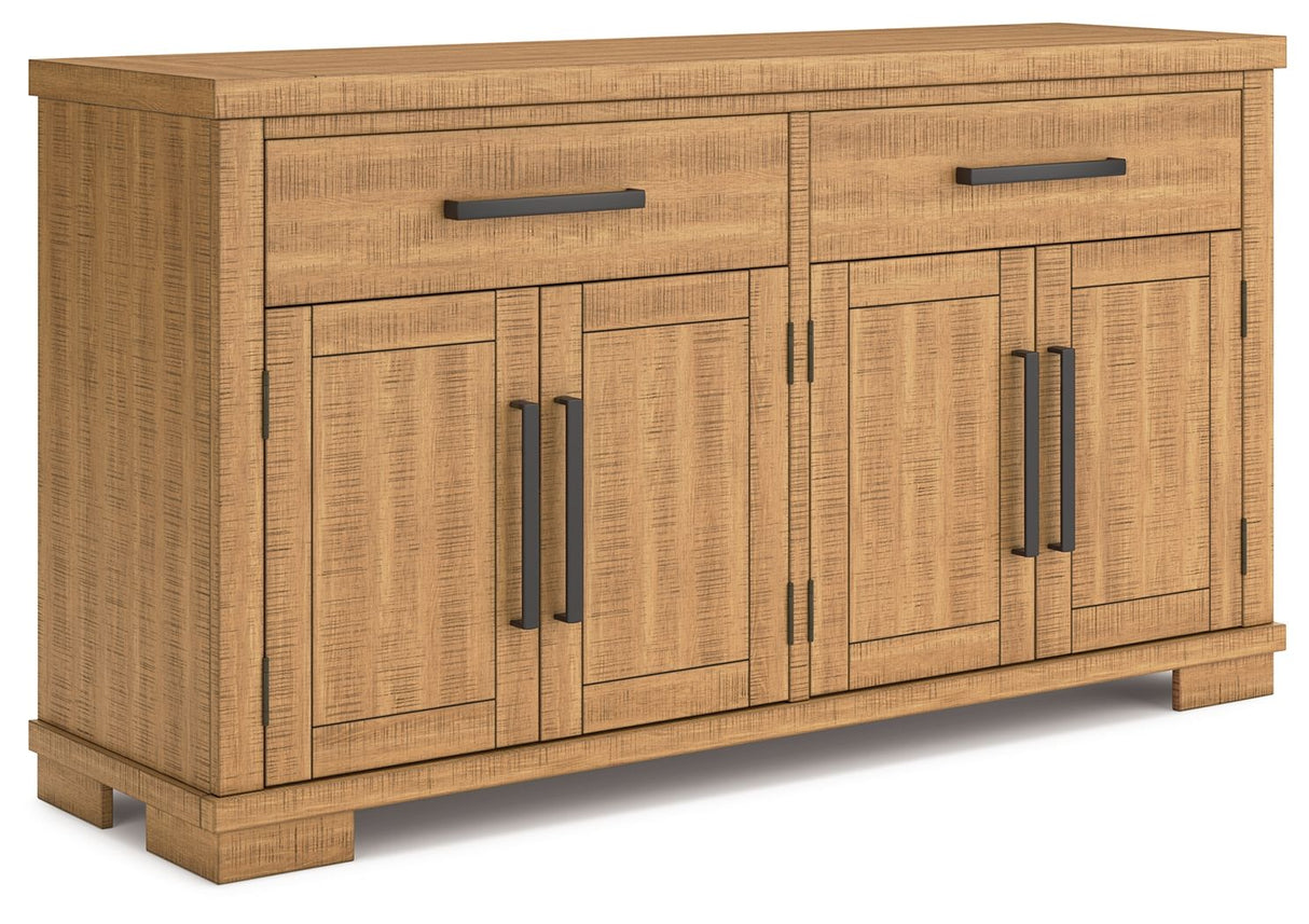 Havonplane - Brown - Dining Room Server by Signature Design by Ashley® | Bel Furniture