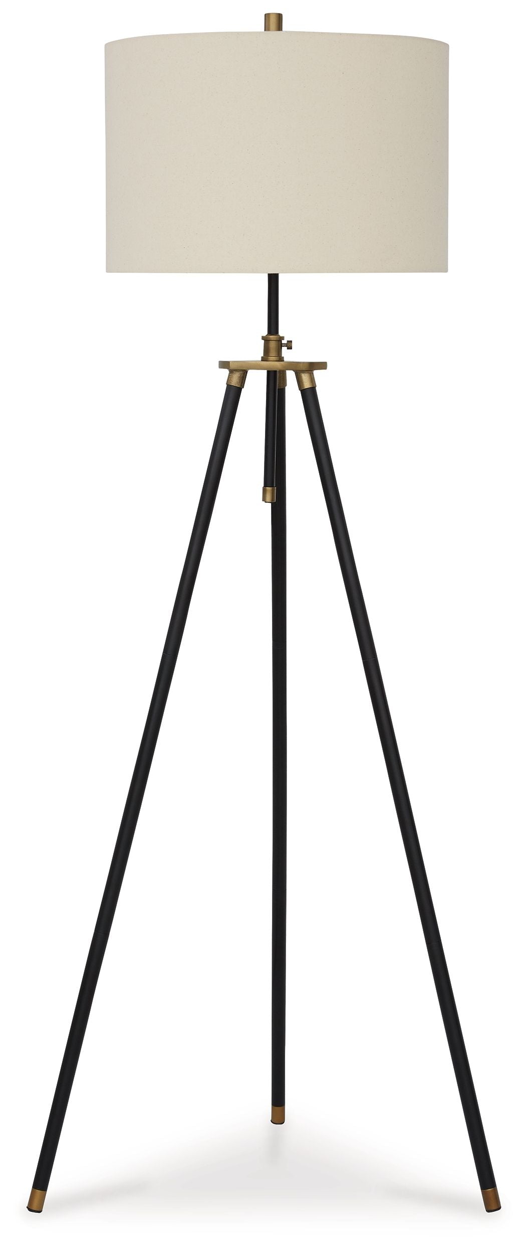 Cashner - Black / Gold Finish - Metal Floor Lamp by Signature Design by Ashley® | Bel Furniture
