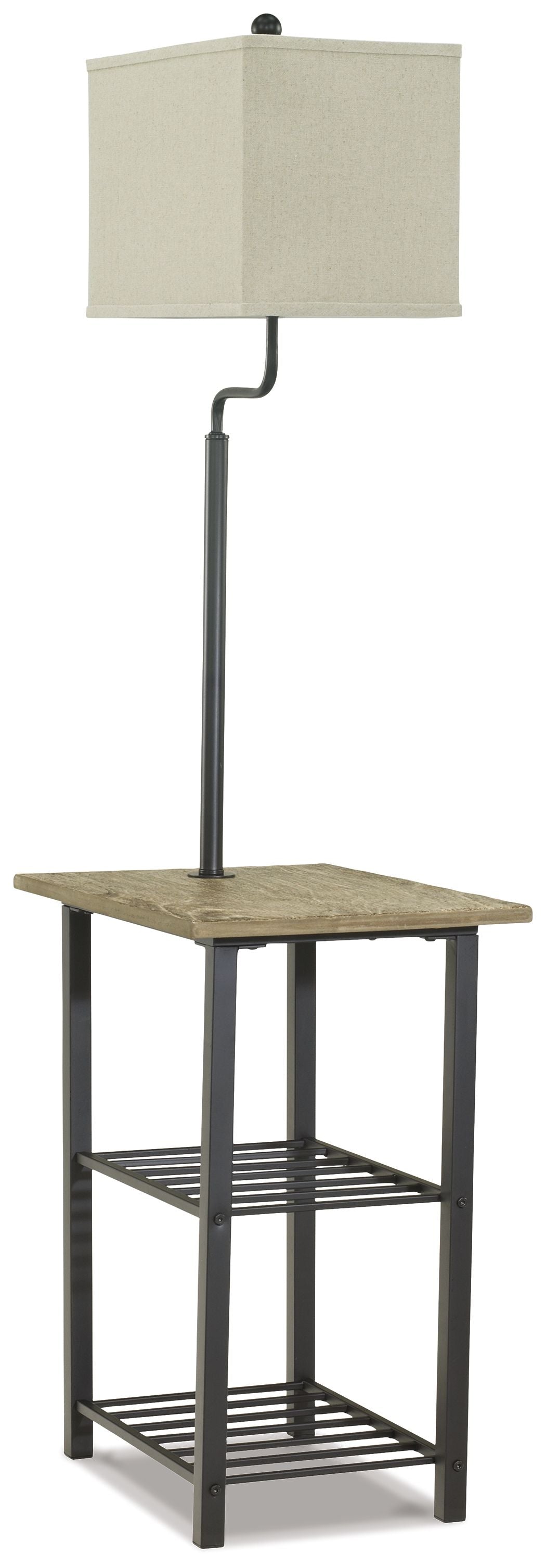 Shianne - Black - Metal Tray Lamp by Signature Design by Ashley® | Bel Furniture