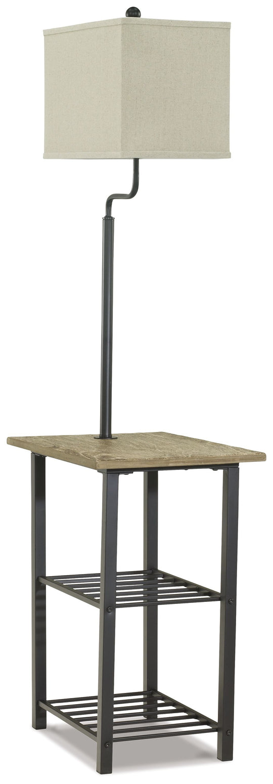 Shianne - Black - Metal Tray Lamp by Signature Design by Ashley® | Bel Furniture