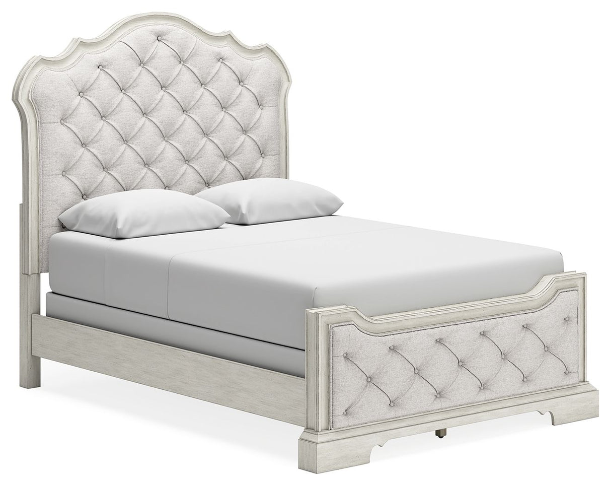 Arlendyne - Upholstered Bed Beige by Signature Design by Ashley® | Bel Furniture